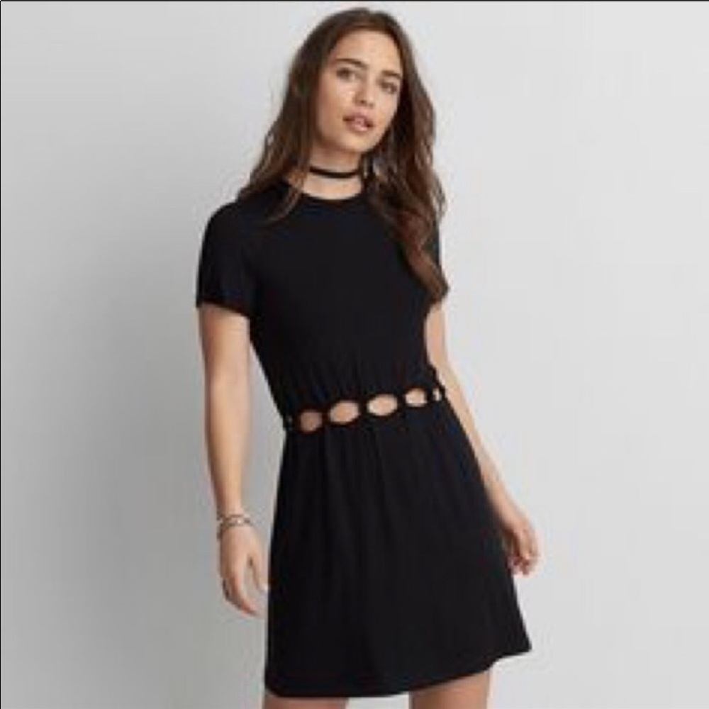 American Eagle Soft&Sexy Cut Out Tie Summer Dress!